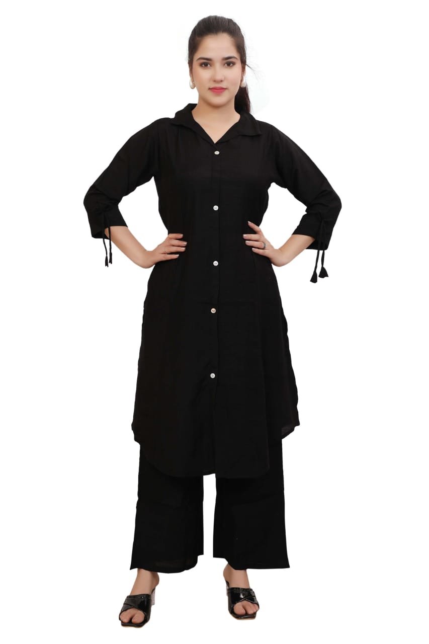 KOBLI Ethnic Co Ord Set | Casual Wear Pant Top Set | Fancy Co-Ord Set | Full Pair Set | Women Kurta Sets Kurtis | Women Kurta Pant Set | Coord Sets for Women | Top Pant Set