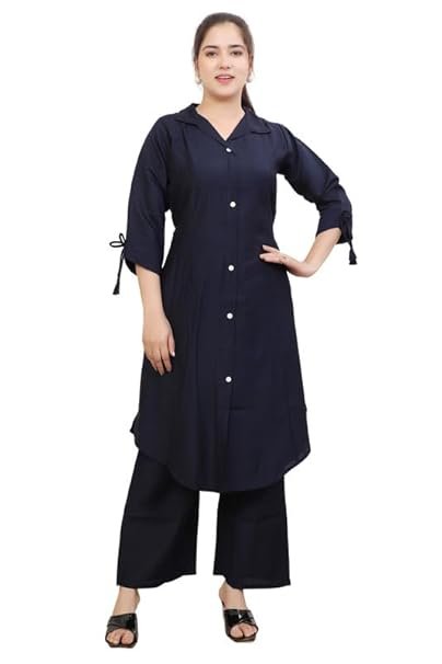 KOBLI Ethnic Co Ord Set | Casual Wear Pant Top Set | Fancy Co-Ord Set | Full Pair Set | Women Kurta Sets Kurtis | Women Kurta Pant Set | Coord Sets for Women | Top Pant Set